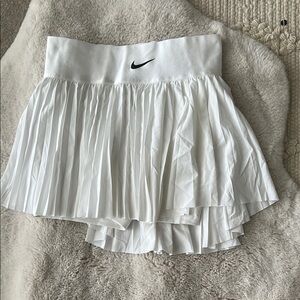 Nike White Pleated Tennis Skirt